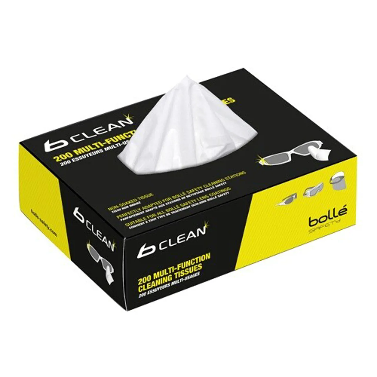 Bollé B-Clean Servietter til Rensestation 200 stk