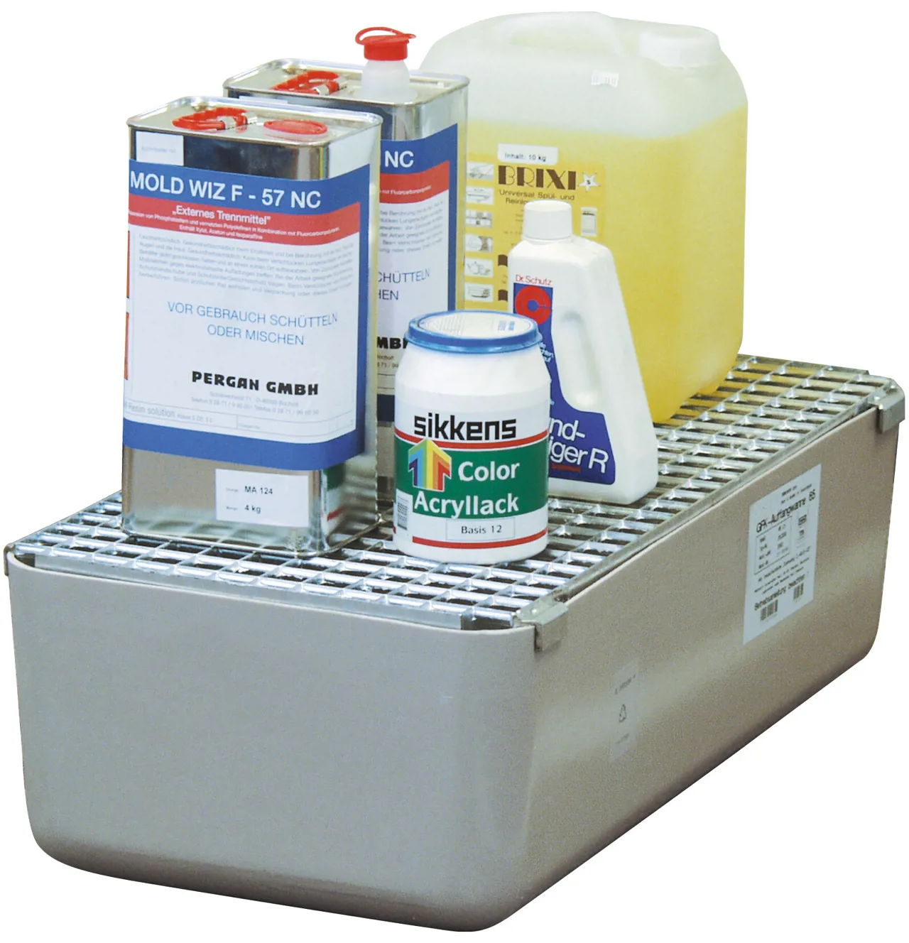 Cemo GFK Kar med Galvaniseret Rist 65 L