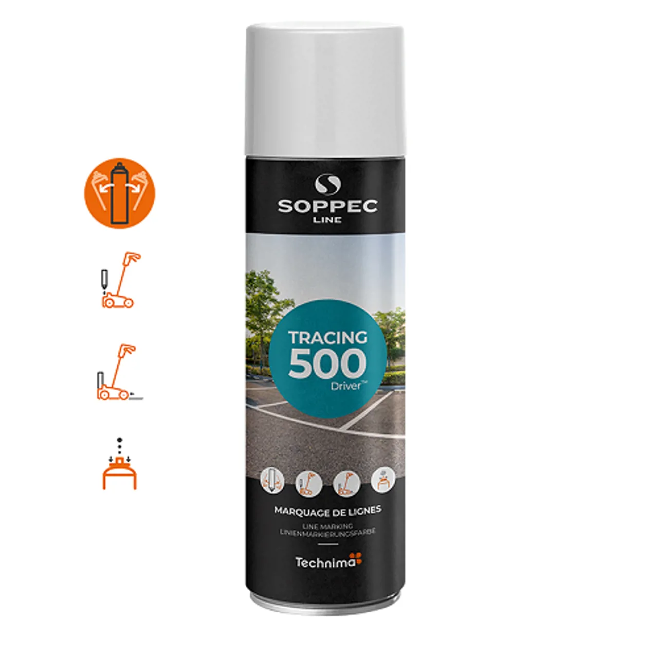 Soppec Striper Hvid 500 ml
