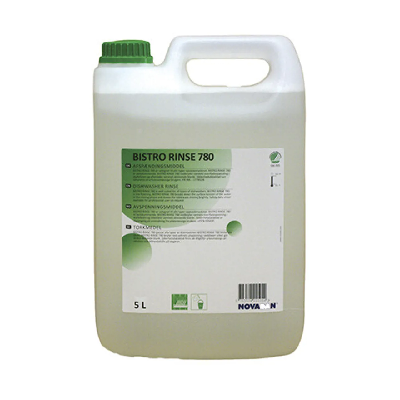 Novadan Bistro Rinse 780 Afspændingsmiddel 5000 ml