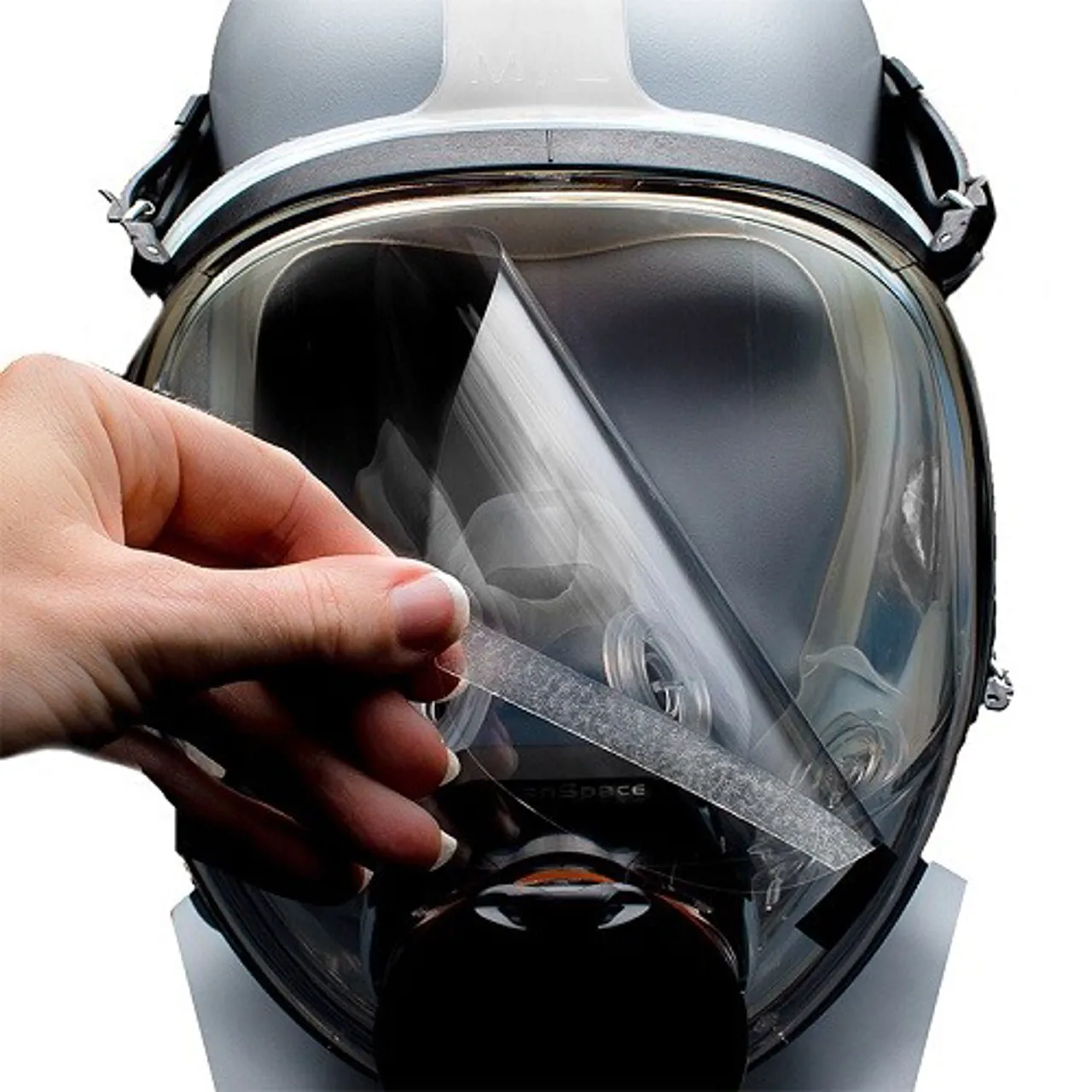 CleanSpace Anti-Ridse-Folie til Helmaske 10 stk