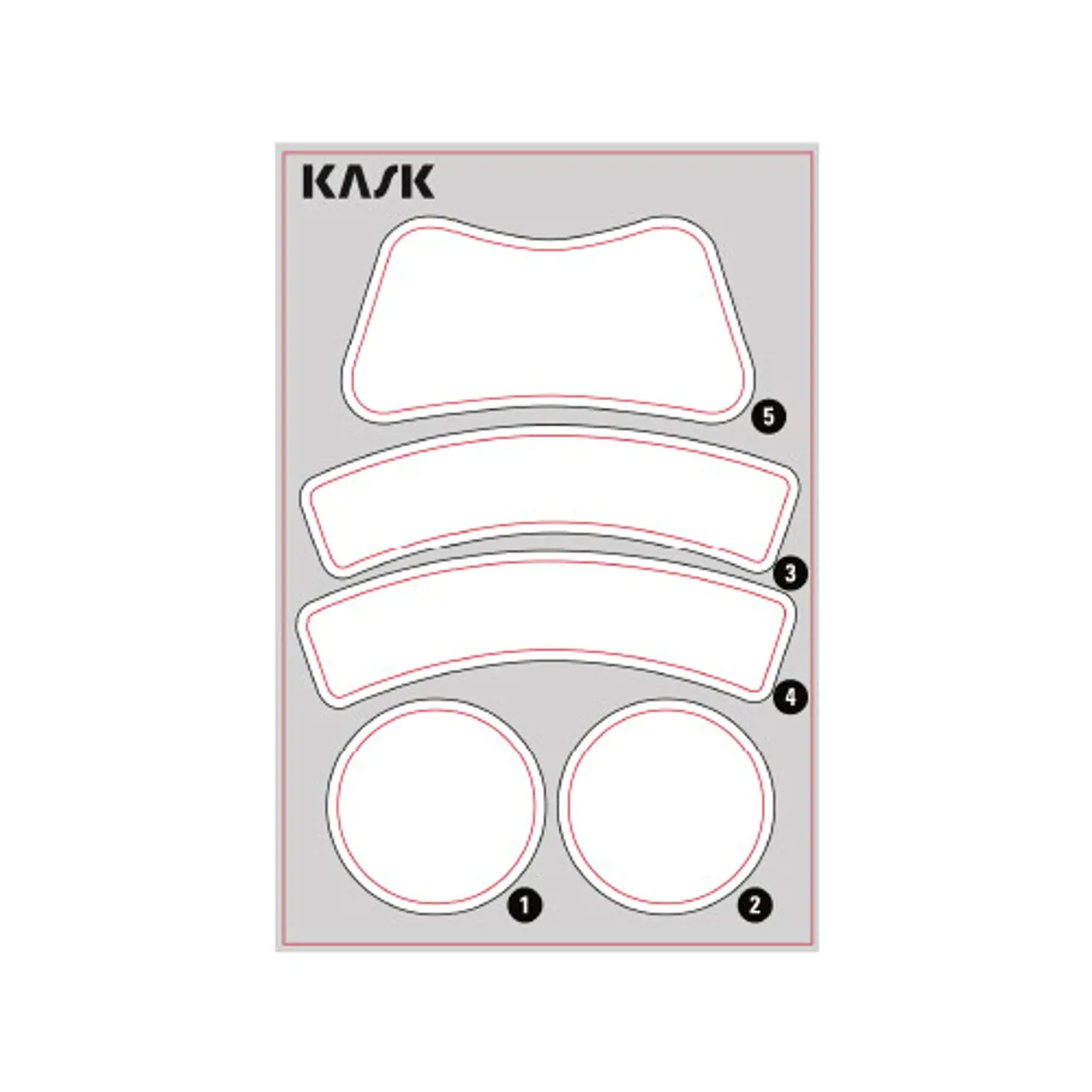 KASK Stickers til Plasma & Superplasma