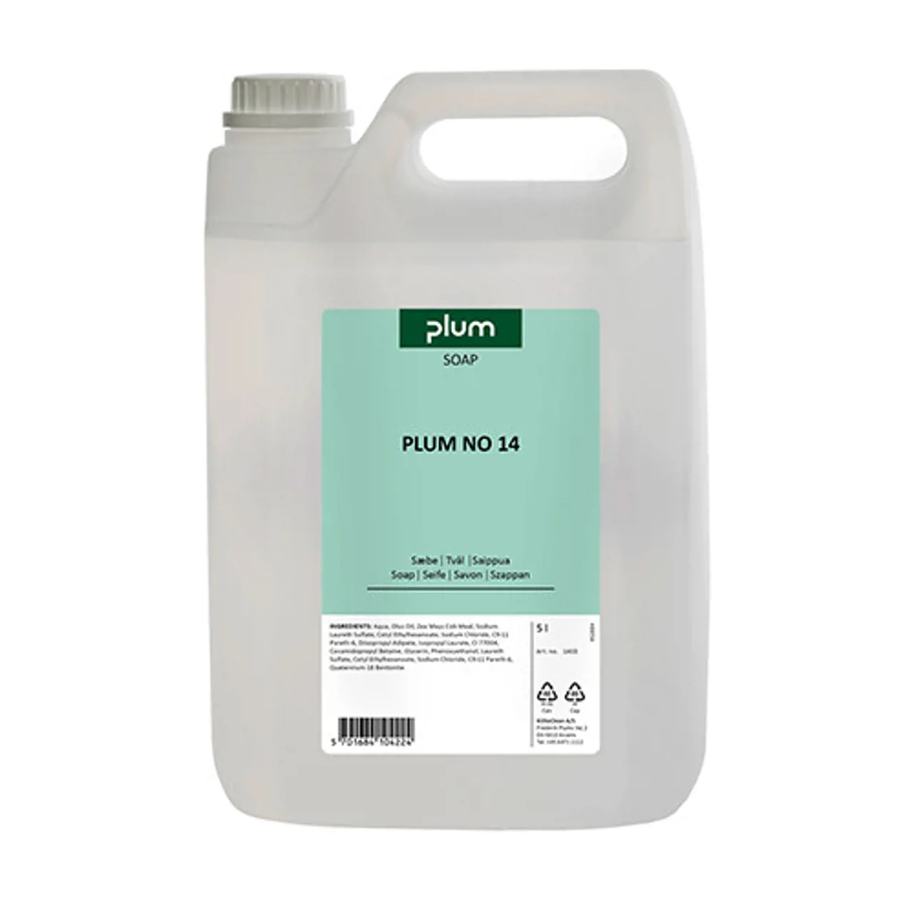 Plum No 14 Rosa Luksussæbe 5000 ml