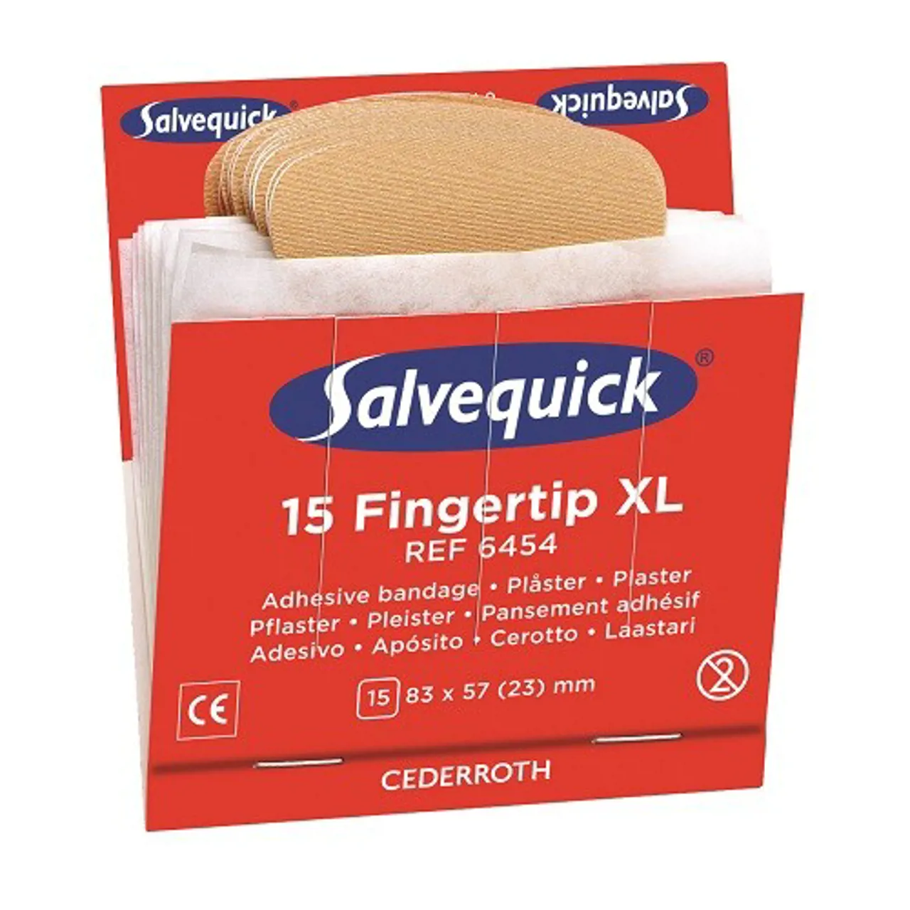 Cederroth Fingerplaster XL 6454 Refill 6 stk/pk