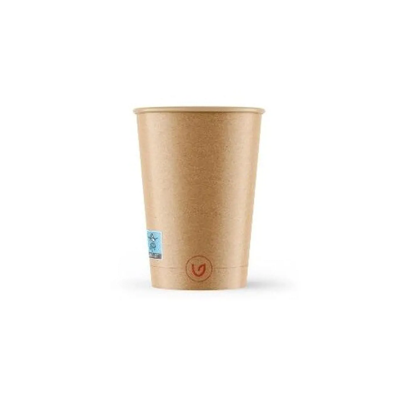 Kaffebæger Verive Brun Pap / Vandbaseret Coating 50 stk
